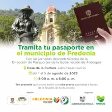 Jornada descentralizada en el municipio de Fredonia