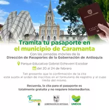 Jornada móvil en el municipio de Caramanta 